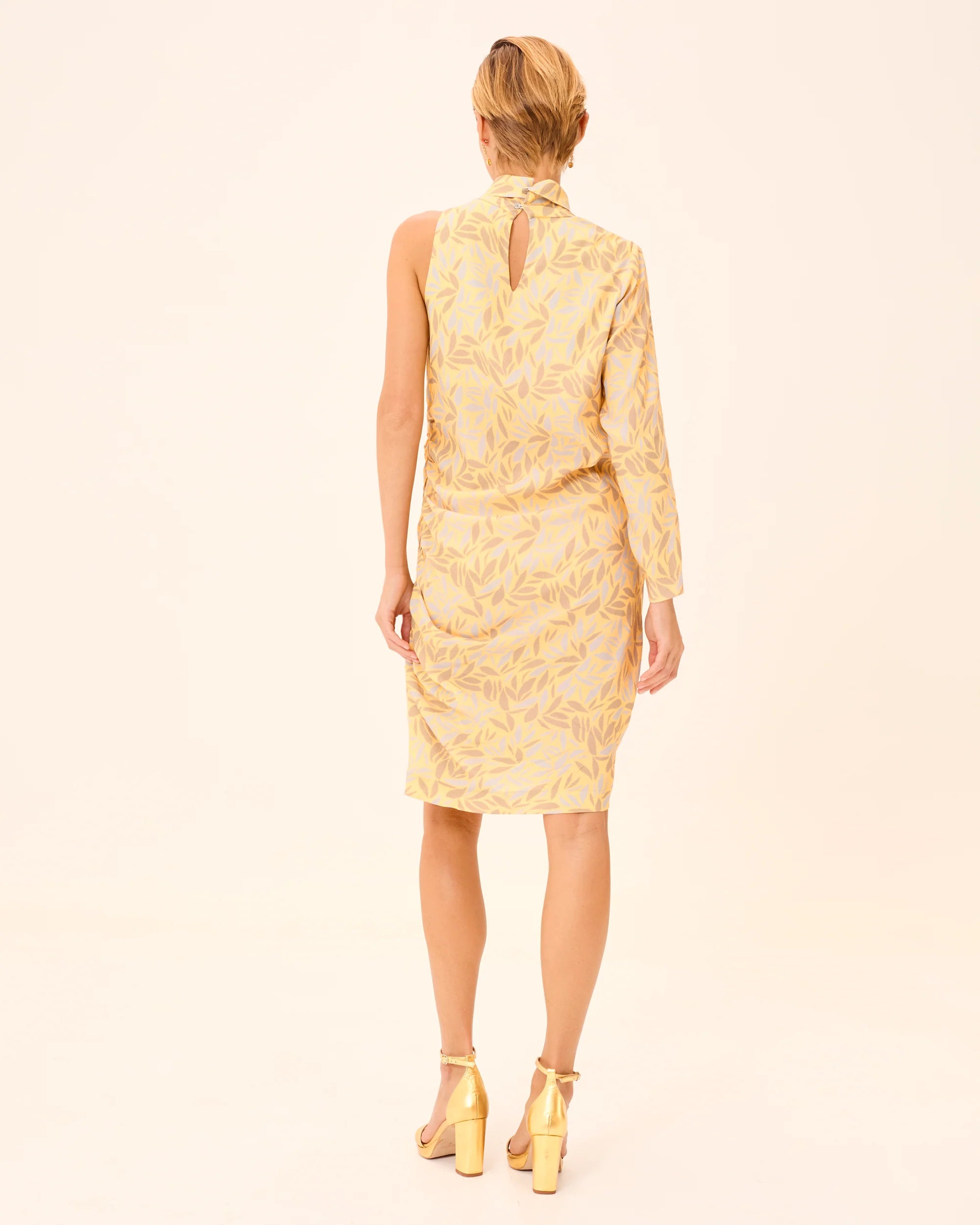 Vestido Corto estampado stretch Dune