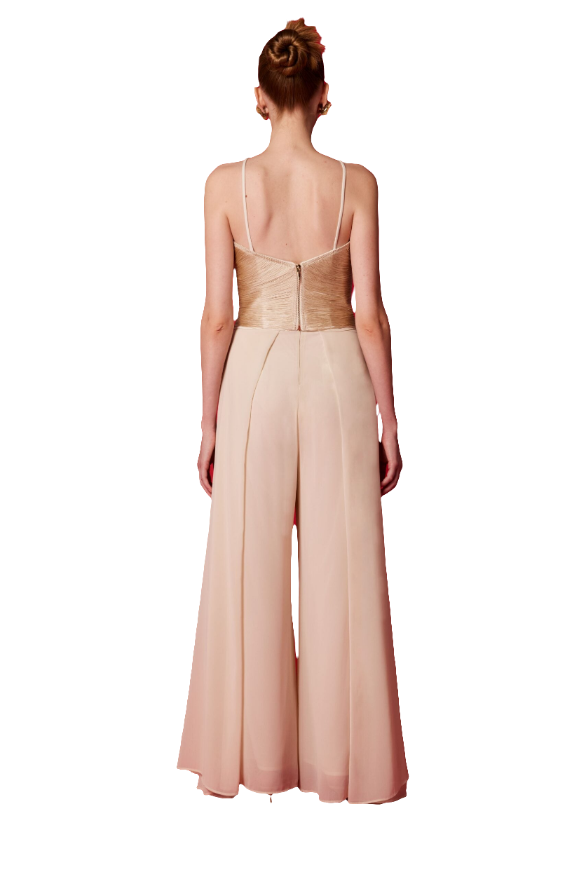 Conjunto top y pantalón palazzo