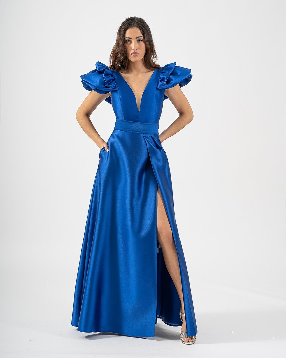 Langer Mikado-Rock mit Seitenschlitz